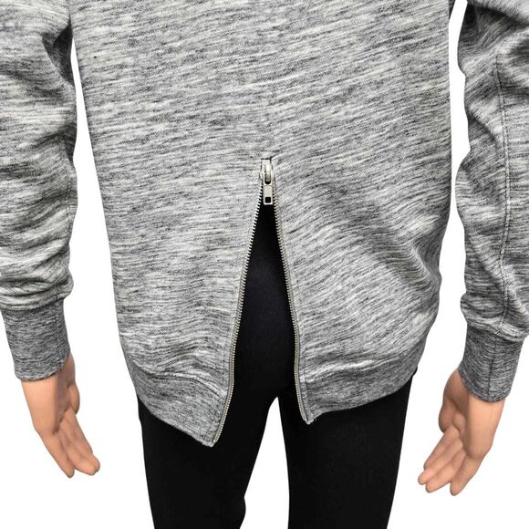 Hard Rock Cafe Orlando MCMLXXI Zipper Back Sweatshirt Sweater S Heather Gray - Picture 3 of 11